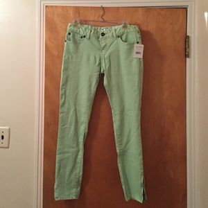 Free People Spearmint Skinnies